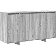 vidaXL bufete Sonoma pelēka skaidu plātne 135 x 41 75 cm Bufet Szary sonoma