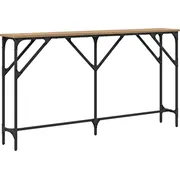 vidaXL konsoles galds Artisan ozols 140X23X75 cm inženierijas koks Stolik konsolowy Drewno