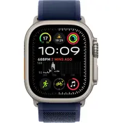 Viedpulkstenis Apple Watch Ultra 2 Gps mobilais 49 mm titāna korpuss Trail Cilpa S/M zils Mx4J3El/A Smartwatch Cellular 49Mm Titanium Case Loop Niebieski