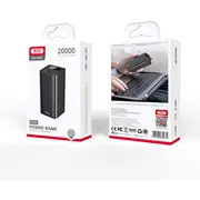Xo Powerbank Pb97 65W 20000Mah klēpjdatoram melns Do laptopa czarny