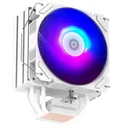 Zagman Cnps9X Argb White Veiciet datora dzesēšanas sistēmu Air Cooler 12 cm balts Zalman Performa system Procesor powietrza