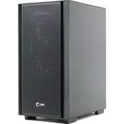 Zenpc Flow Tg Black 4X Fander P12 Pwm Pst datora maciņš Obudowa do komputera