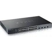 Zyxel Xgs1935-28 28 portu viedais pārvaldītais slēdzis. 24 x gigabitu vara un 4 10 G Sfp hibrīda režīma savrupais vai Nebulaflex Cloud Port Smart Managed Switch 24X Gigabit Copper and 4X10G hybrid mode standalone or