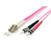 Acer plāksteris vadu optiskās šķiedras Lc St. Multimode. Duplex. Om4. 2M 255542 Equip Patchcord Lc-