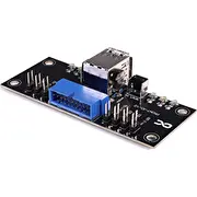 Alphacool Es priekšējais I/O panelis ar Usb 3.0 un Kabelsatz servergehäuse Front I/O-Panel mit und