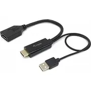 Aprīkot Av adapteri Hdmi Displayport St/Bu 0.15M 4K/60Hz sw Adapter Equip