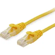 Aprīkot Patchkabel Cat6A U/Utp 2Xrj45 7.50M gelb Lszh Equip