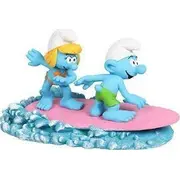 Aqua Della Ornament sērfošanas smurfi 15.9X8.2X8.9 Ozdoba Smerfy