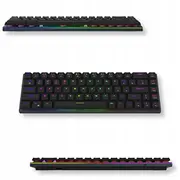 Aqurys mehāniskais tīrītājs 65/68 Divkāršais režīms Wirelles BtWirena Agena Black Aqirys Klawiatura mechaniczna klawiszy Dual Mode WirellesBtWired black
