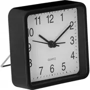 Atmosfēra Klusais galda pulkstenis guļamistabai. modinātājs ar Kvarca mehānismu. melns Atmosphera Cichy zegar do sypialni. budzik mechanizmem Quartz. kolor czarny