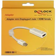Av adapteris Delock Displayport Mini  Hdmi balts 65128 Adapter Mini