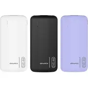 Awei Powerbank P20K 10000Mah 2Xusb 2.4A melns Czarny