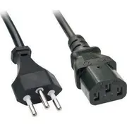 Barošanas kabelis Linda Iec-Netzkabel Schweiz Iec320 C13 5M Kabel Lindy