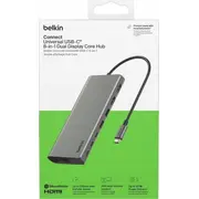 Belkin Usb adapteris Connect Usb-C 8-In-1 Core 2 monitoriem Inc015Btsgy-Cz Adapter for Monitors