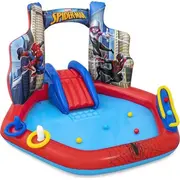 Bestway piepūšamais rotaļu laukums zirnekļcilvēks 211 x 206 127 cm 98793 Dmuchany Plac Zabaw Spider Man