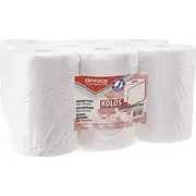 Biroja preces Celulozes virtuves dvieļi Produkti Kolos Junior. 2 kārtu. 300 loksnes. 6 ruļļi Office Products kuchenne celulozowe 2-Warstwowe. rolek