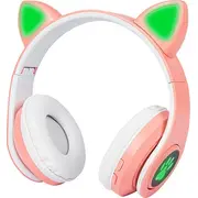 Blow headphones 32-821 Bt 5.0 austiņas ar Led rozā ausīm led uszy
