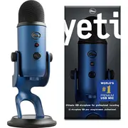 Blue Yeti Usb pusnakts zils mikrofons 988-000232 Mikrofon Midnight