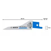 Bosch Brzeszczot skalasty pro plānajam metālam S325Gf 1.25 x 7 85 mm /5 gab. Do Szablastej Pro Thin Metal 1.25NbspxNbsp7NbspxNbsp85Mm /5Szt.