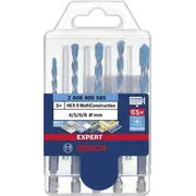 Bosch urbjmašīna Expert Hex-9 Multiconstruction urbjmašīnu komplekts. 5 gabali O 4 6 8 mm Drill set. pieces 8Mm