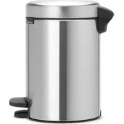 Brabantia atkritumu tvertne sudraba pedālim 113222 Kosz na srebrny