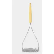 Brabantia kartupeļu biezenī un karotes vaniļas dzeltenā krāsā 229503 Potato Masher and Spoon Vanilla Yellow