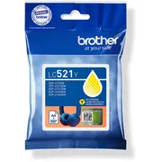 Brālis tintes kasetnes dzeltenā krāsā Brother Lc521Y Ink Cartridges Yellow