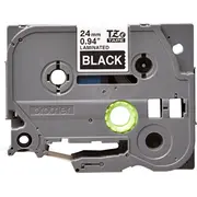 Brother lente balta uz melna 24Mm Tape White on Black