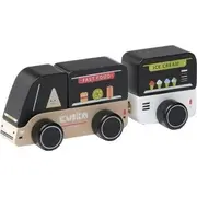 Cubika Koka pārtikas kravas automašīna Drewniany Food truck
