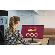 Dell E sērijas E2725H datora monitors 68.6 cm 27 collas 1920 x 1080 px Full Hd Led melns Series monitor komputerowy Czarny