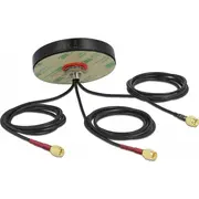 Delock Antena Lte Mimo Wlan 802.11 3Xsma-St Rg-174 1.0 m pelēks Antenna 1.0M szary