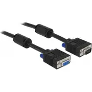 Delock D-Sub Vga kabelis melns 82566 Kabel 5M czarny