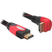 Delock Hdmi  Hdmi kabelis sarkans 82685 Kabel 1M czerwony