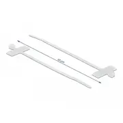 Delock kabeļu savienotāji ar marķējuma lauku L 100 x B 2.5 mm balts 10 gab. Kablowe polem do oznaczania sztuk