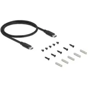 Karta sieciowa Delock 3 Port Usb 5 Gbps Hub  Rj45 Gigabit Lan Poe złącze hosta Type-C w obudowie metalowej i 1,5 kV Isolation