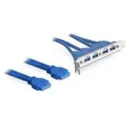 Delock Track ar 4X pieslēgvietām 82974 Portami Usb