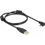 Delock Usb-A kabelis  melns 83147 Kabel Usb Czarny