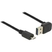 Delock Usb-A kabelis  melns 83535 Kabel Usb Czarny