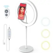 Digipower 10 Led gredzenveida gaismas komplekts Lampa Ring Light Kit