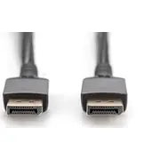 Digitus Displayport  Displayport kabelis melns Db-340201-010-S Kabel czarny