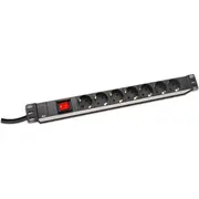 Digitus strāvas sloksne Pdu plaukts. 7X schuko ligzda Dn-95402 Listwa 19 Rack. gniazdo