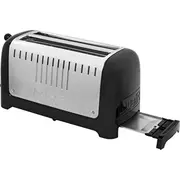 Dualit 2 Slot Lite tosteris Gara melns Toster Toaster Long black