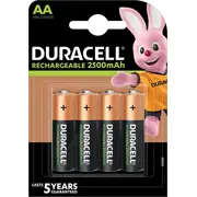 Duracell Aa R6 2500Mah akumulators 4 gab. Akumulator szt.