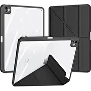 Dux Ducis planšetdatora maciņš Magi ar irbuļa turētāju priekš iPad Pro 11 2024 melns Etui na tablet etui miejscem rysik do czarne