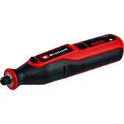 Einhell slīpmašīna akumulatora slīpēšanas un gravēšanas rīks Te-Mt 7.2 Li. taisna Sarkana/Melna. Li-Ion akumulators 1.5Ah Szlifierka cordless grinding and engraving tool straight grinder red/black. battery