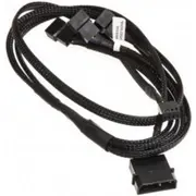 Ek Water Blocks Molex  x4. melns 3831109867808 Molex 4-Pin 0.8M. Czarny