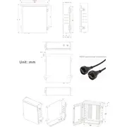 Ernitec Outdoor Ip66 drošības kaste priekš Obudowa security box for