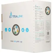 Extralink Cat5E Utp U/Utp V2 Iekšējās Vītās Pāris 305M Indoor Twisted Pair