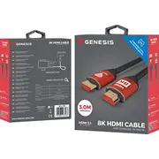 Genesis Hdmi  Hdmi kabelis sarkans Nka-1993 Kabel 3M czerwony