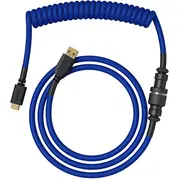 Glorious Gmmk spirālveida kabeļa kobalta zils. spiralkabel. Usb-C/Usb-A-Dunkelblau/Schwarz Coiled Cable Cobalt Blue. Spiralkabel. Usb-C/Usb-A dunkelblau/schwarz